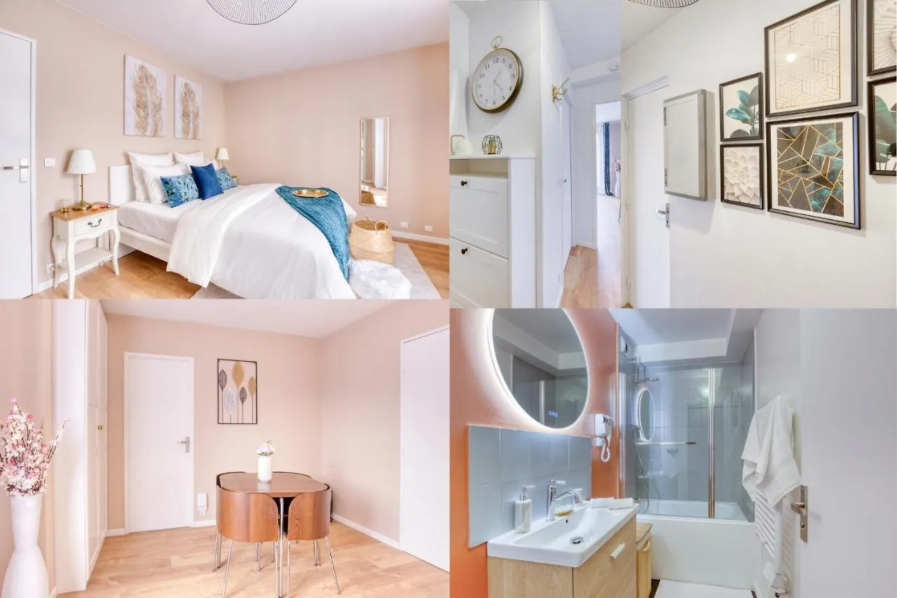 Studio Hotel - Lit King Size - Parking - Wifi - Proche Cdg Livry-Gargan Apartment
